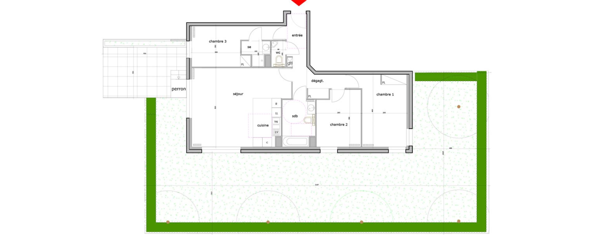 Appartement T4 de 83,32 m2 &agrave; Saint-Maur-Des-Foss&eacute;s La varenne saint hilaire