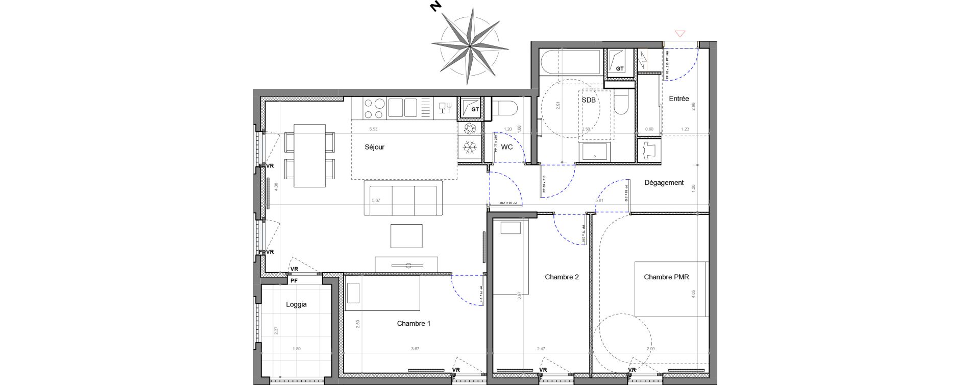 Appartement T4 de 75,93 m2 &agrave; Sucy-En-Brie Le centre