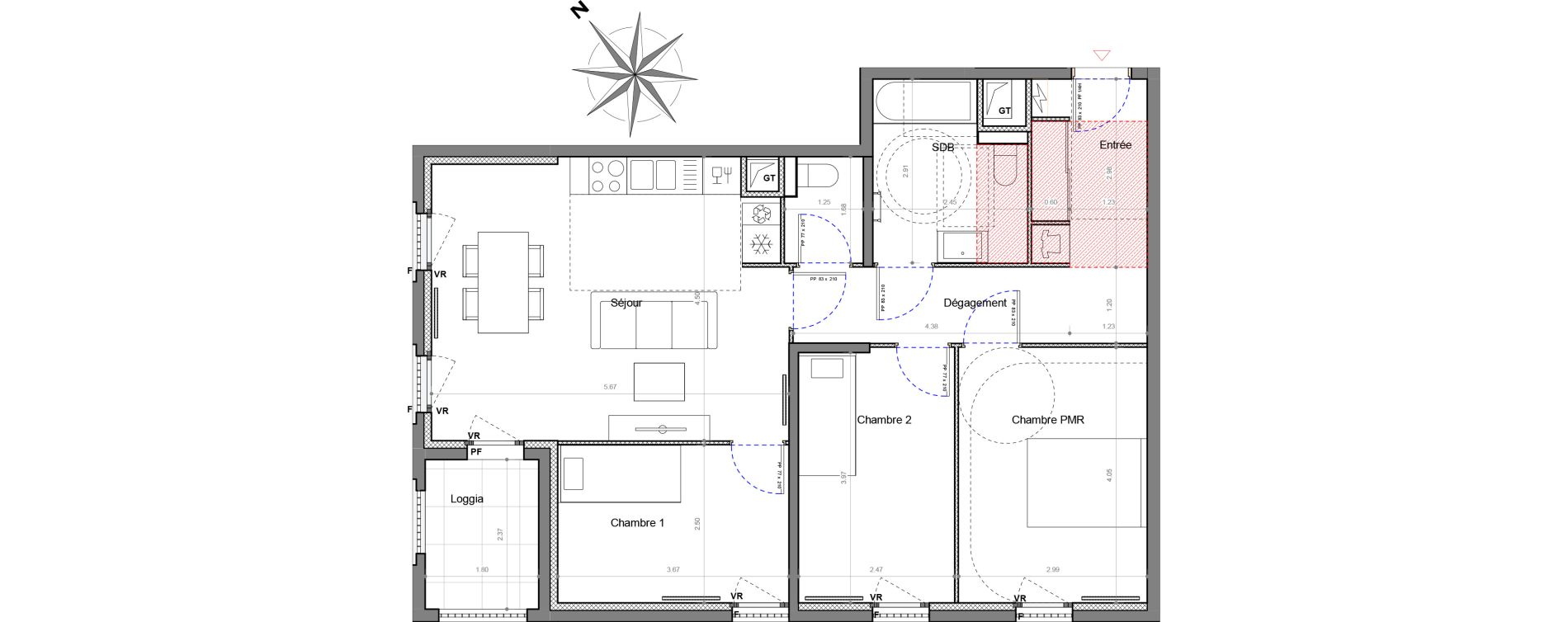 Appartement T4 de 75,90 m2 &agrave; Sucy-En-Brie Le centre