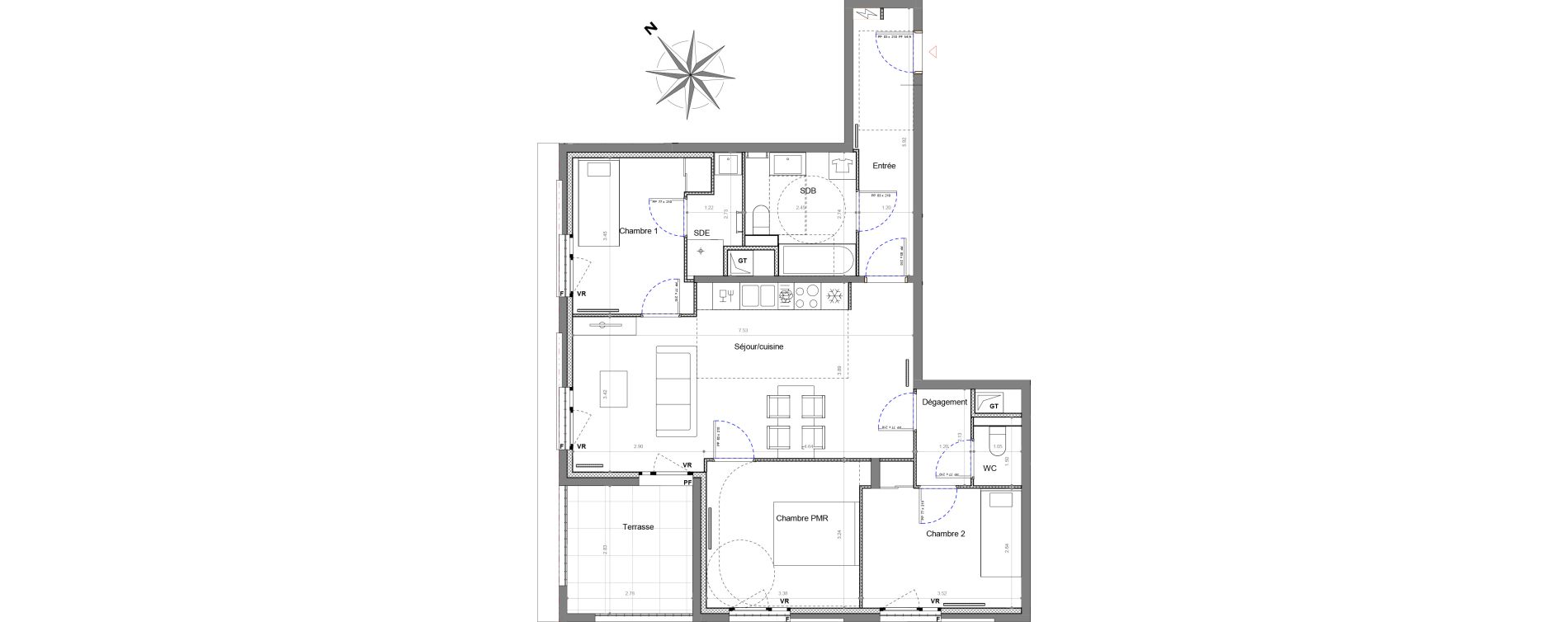 Appartement T4 de 77,67 m2 &agrave; Sucy-En-Brie Le centre