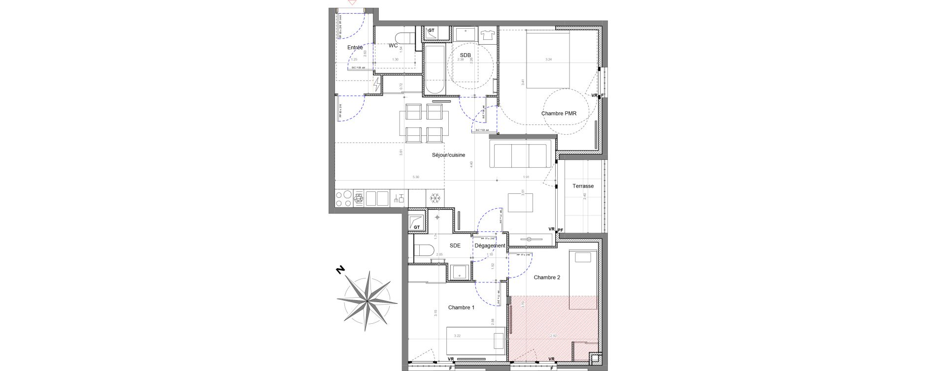 Appartement T4 de 74,35 m2 &agrave; Sucy-En-Brie Le centre