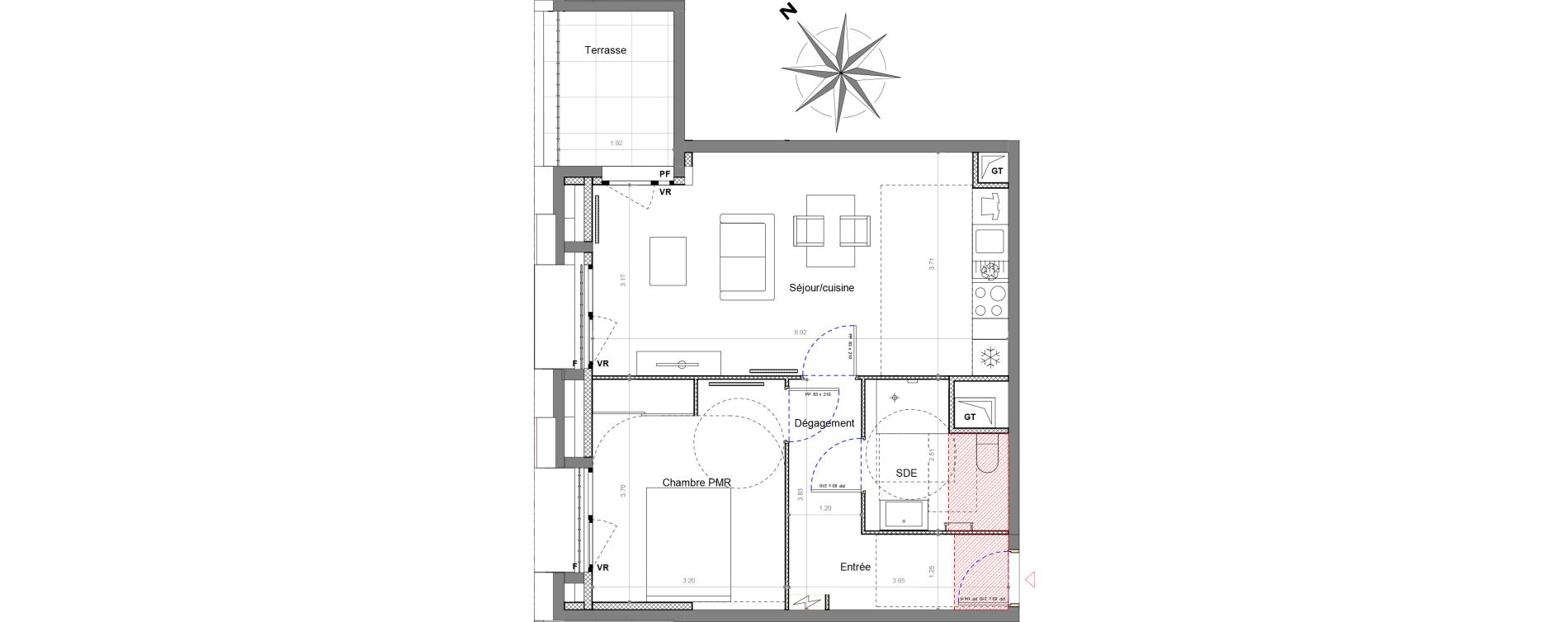 Appartement T2 de 49,01 m2 &agrave; Sucy-En-Brie Le centre