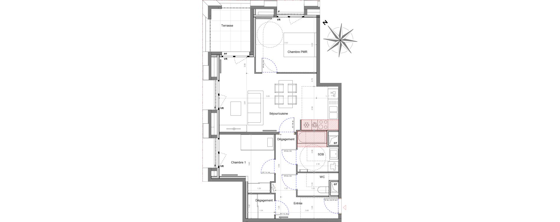Appartement T3 de 63,43 m2 &agrave; Sucy-En-Brie Le centre