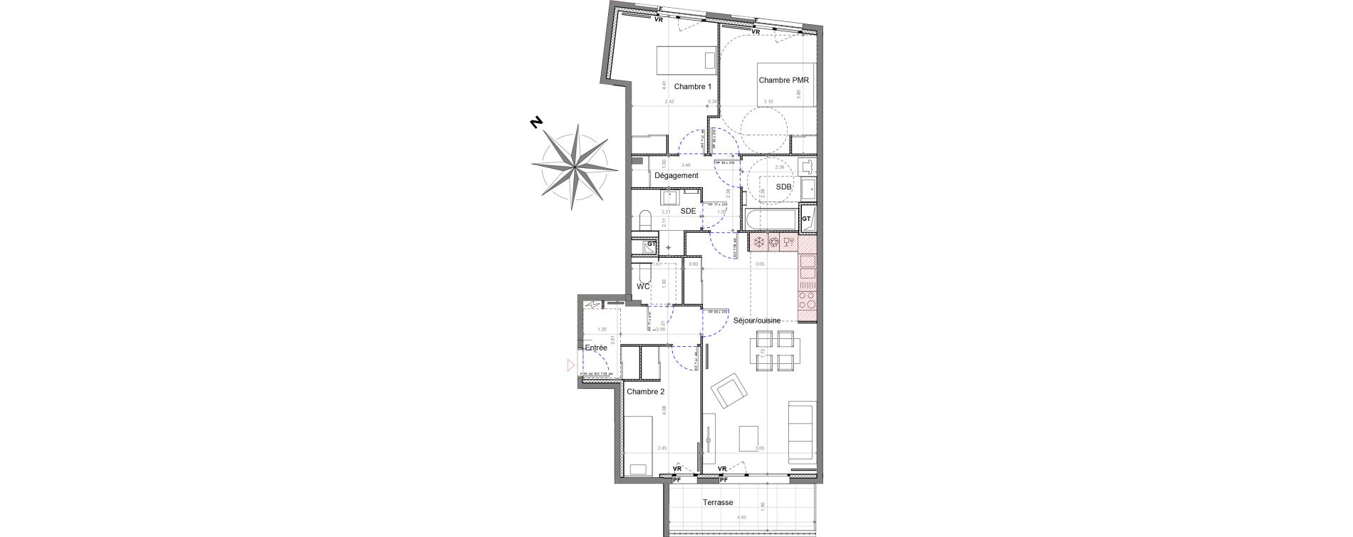 Appartement T4 de 86,78 m2 &agrave; Sucy-En-Brie Le centre