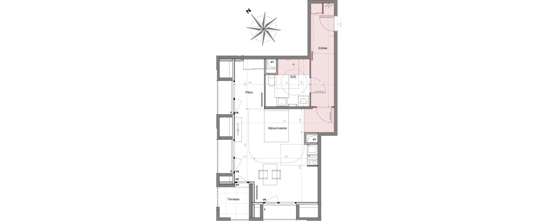 Appartement T1 de 43,76 m2 &agrave; Sucy-En-Brie Le centre