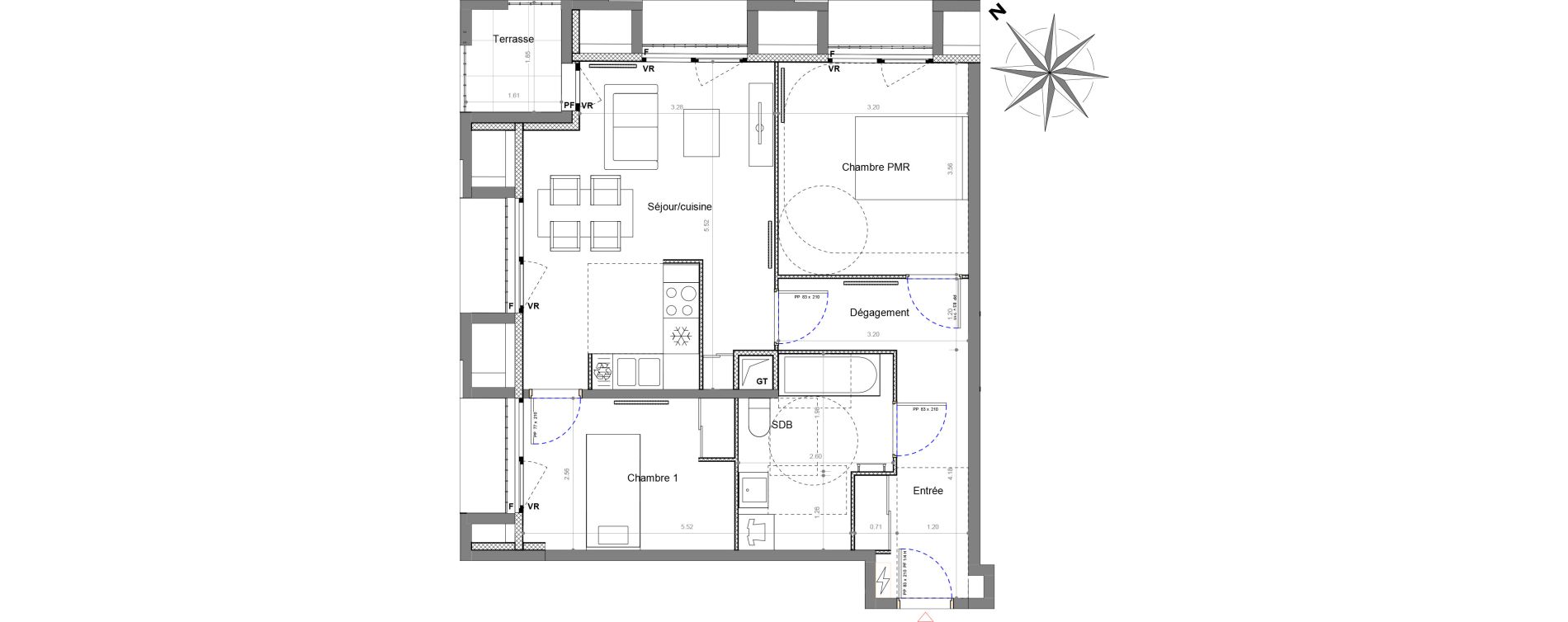 Appartement T3 de 59,04 m2 &agrave; Sucy-En-Brie Le centre