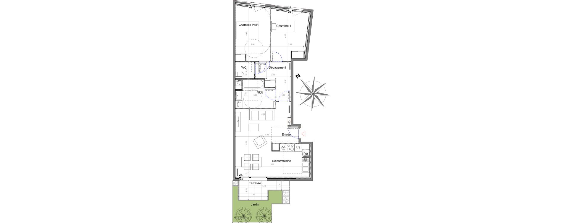 Appartement T3 de 68,50 m2 &agrave; Sucy-En-Brie Le centre