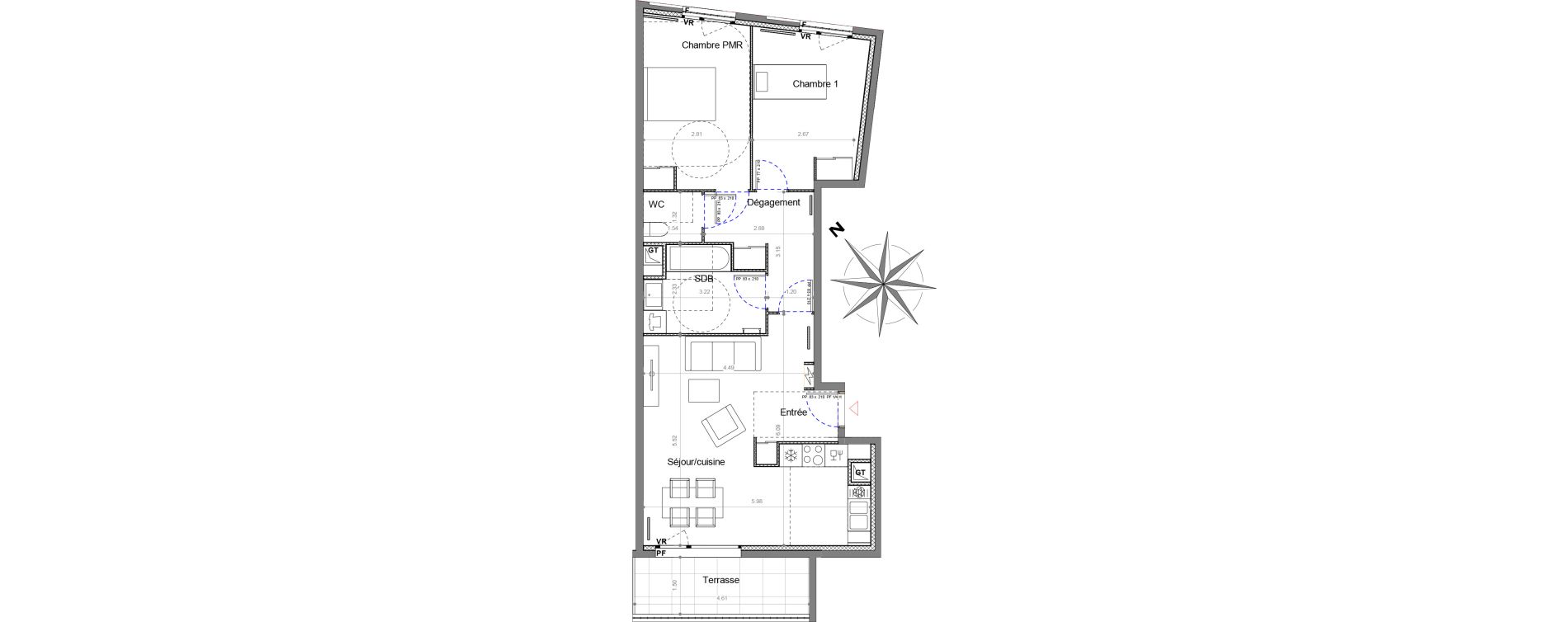 Appartement T3 de 68,49 m2 &agrave; Sucy-En-Brie Le centre