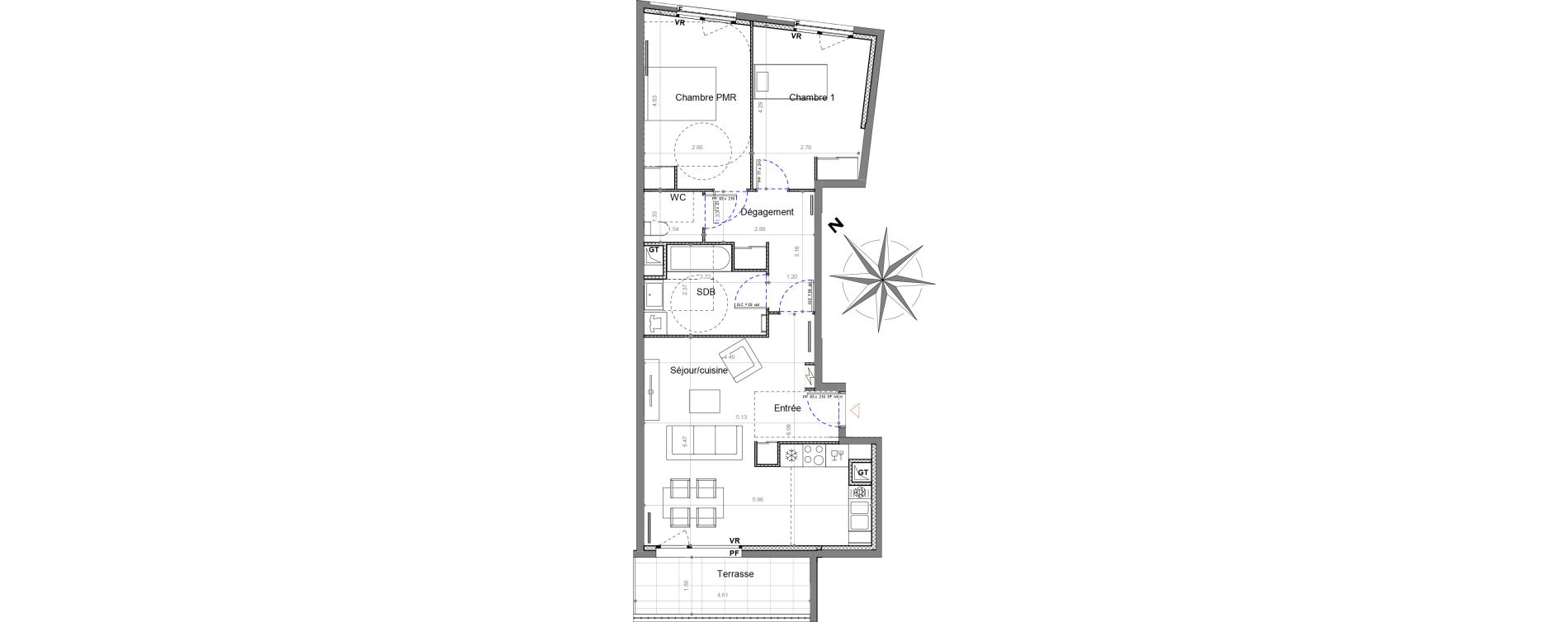 Appartement T3 de 68,63 m2 &agrave; Sucy-En-Brie Le centre