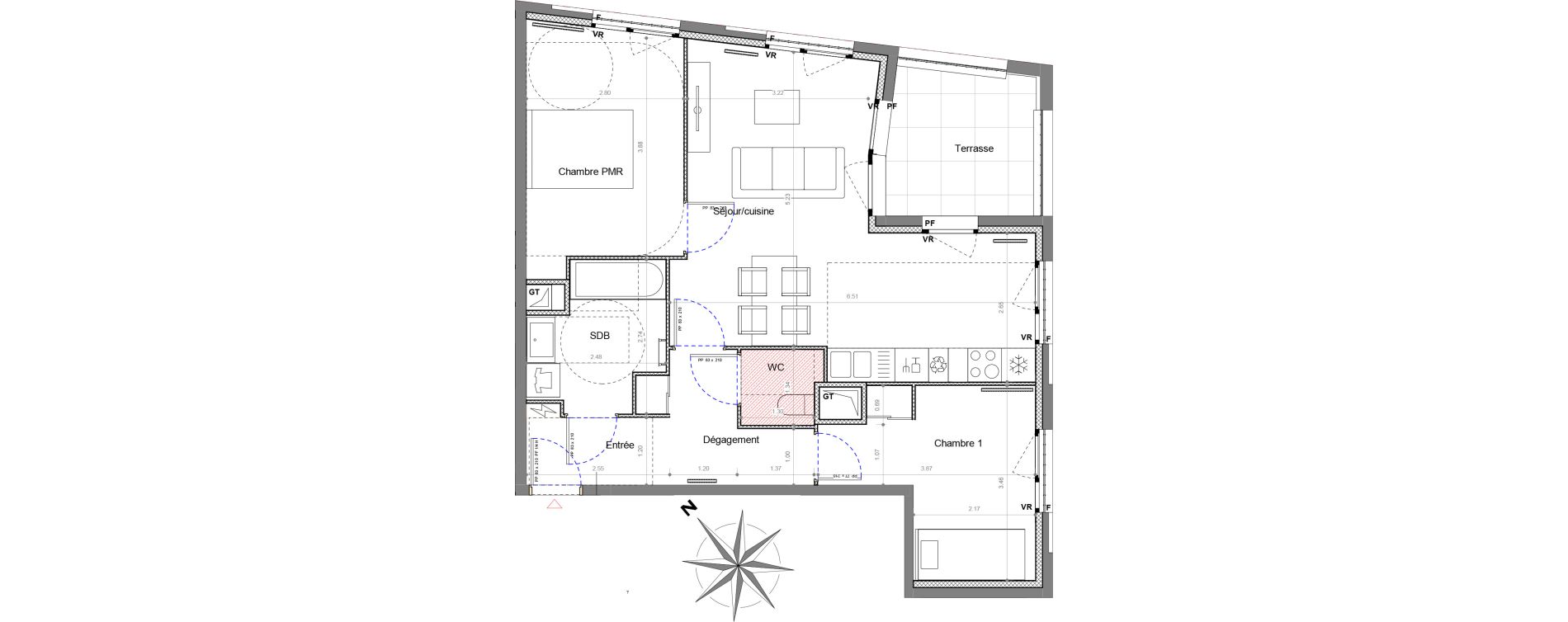 Appartement T3 de 62,47 m2 &agrave; Sucy-En-Brie Le centre