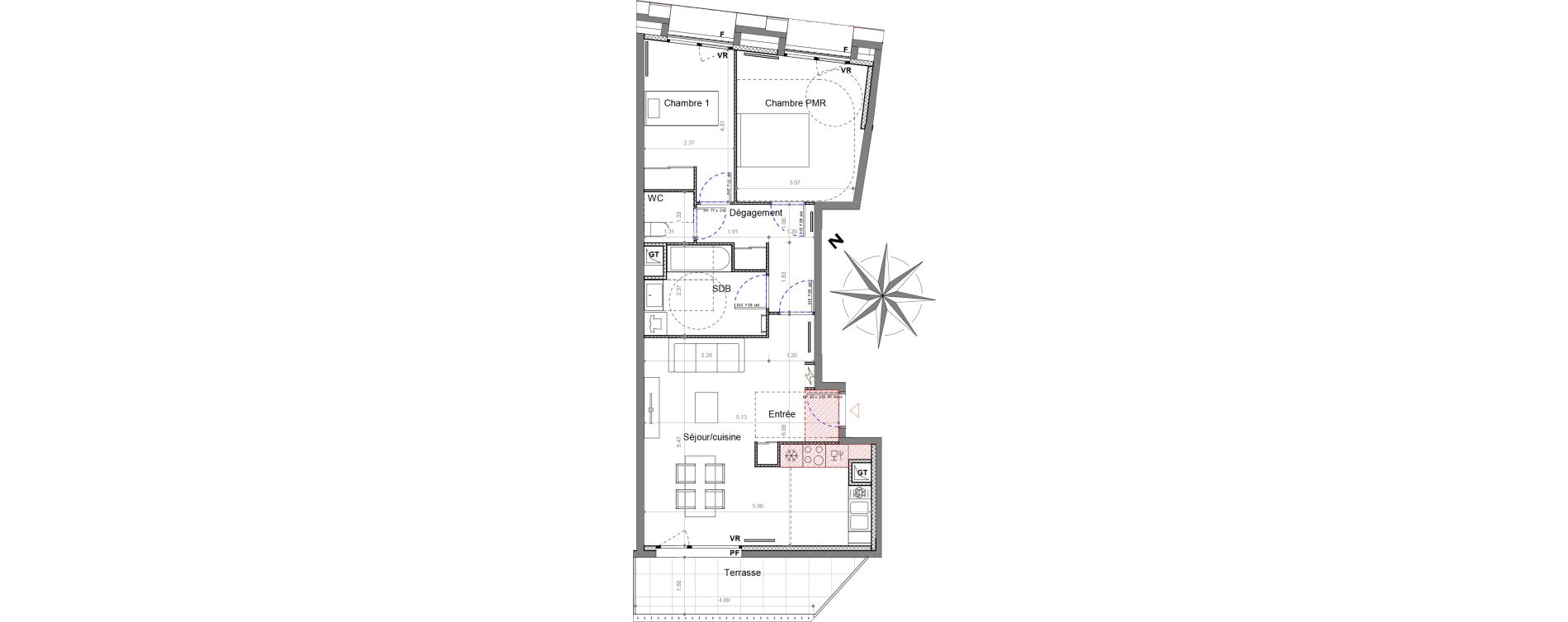 Appartement T3 de 65,28 m2 &agrave; Sucy-En-Brie Le centre