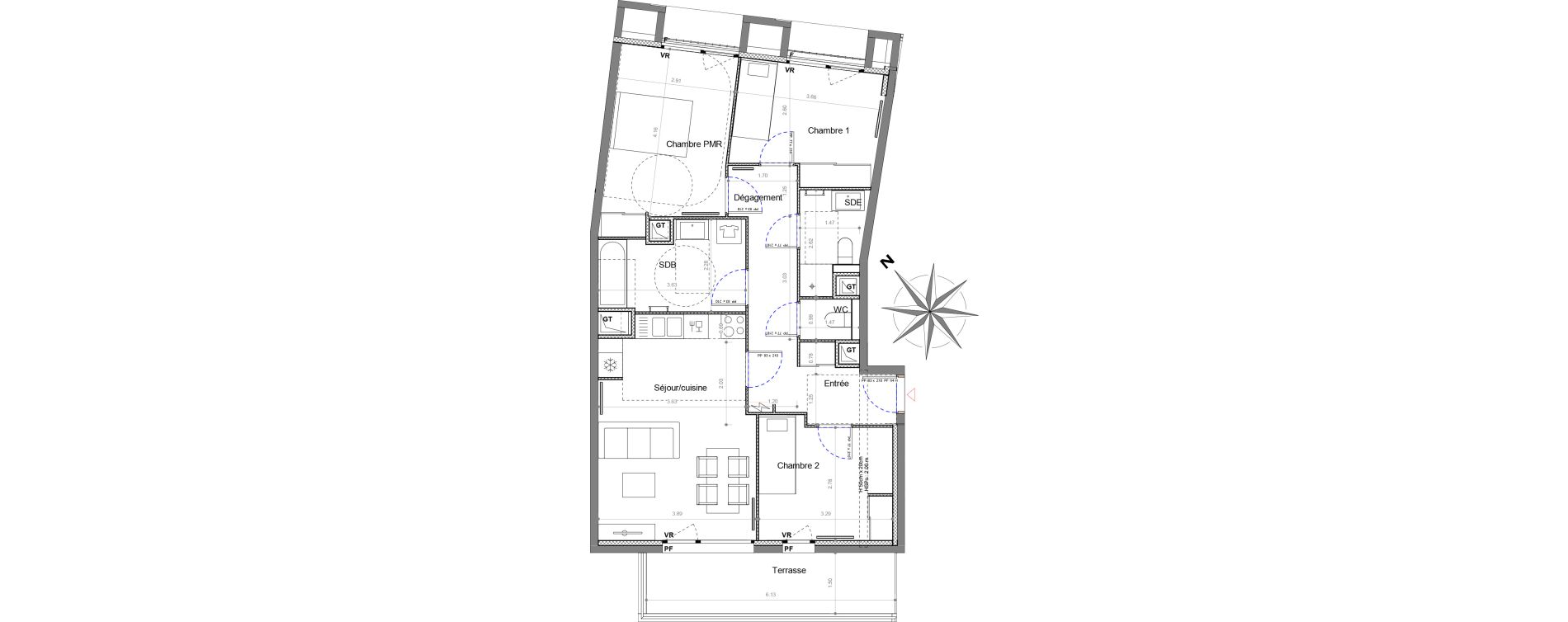 Appartement T4 de 75,73 m2 &agrave; Sucy-En-Brie Le centre