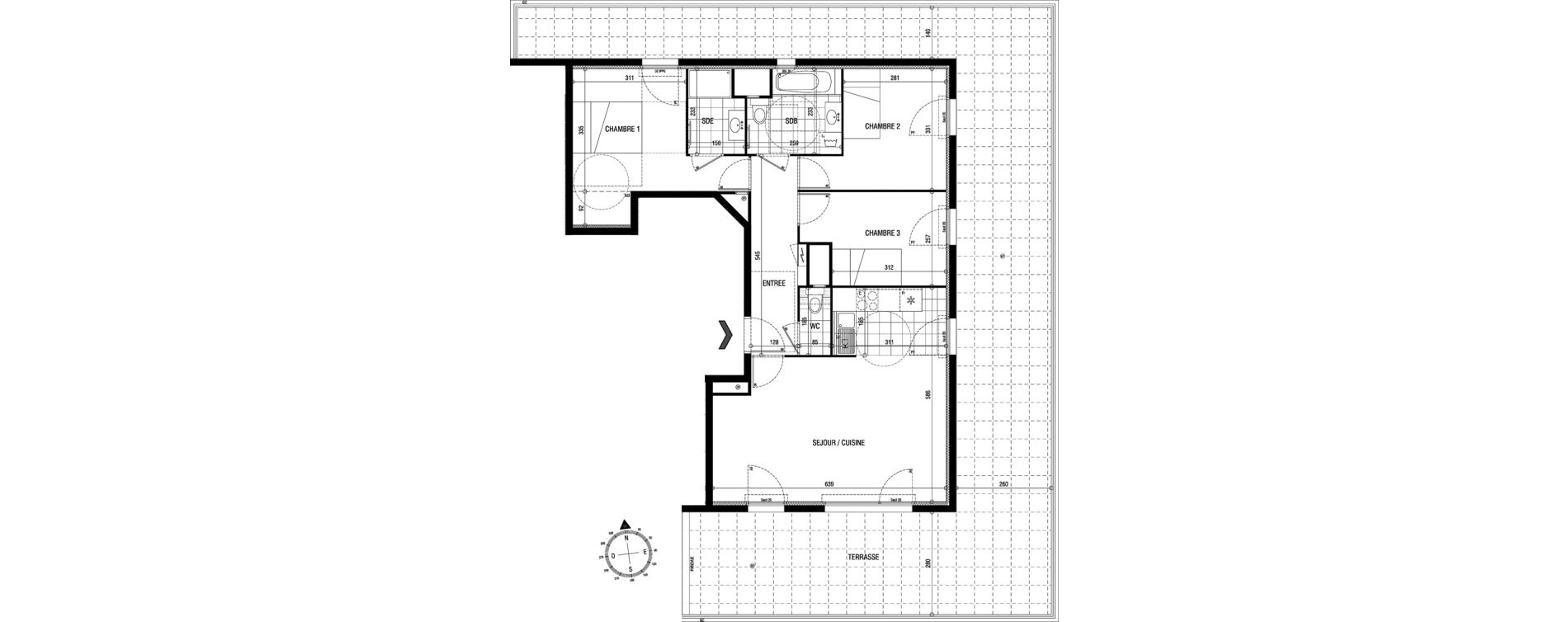 Appartement T4 de 80,67 m2 &agrave; Sucy-En-Brie Centre