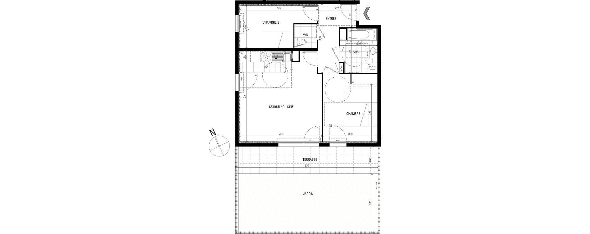 Appartement T3 de 60,11 m2 &agrave; Sucy-En-Brie Centre