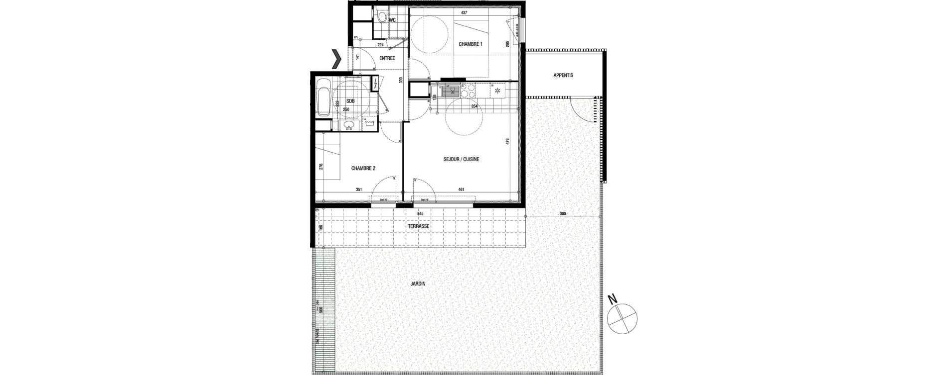 Appartement T3 de 56,75 m2 &agrave; Sucy-En-Brie Centre