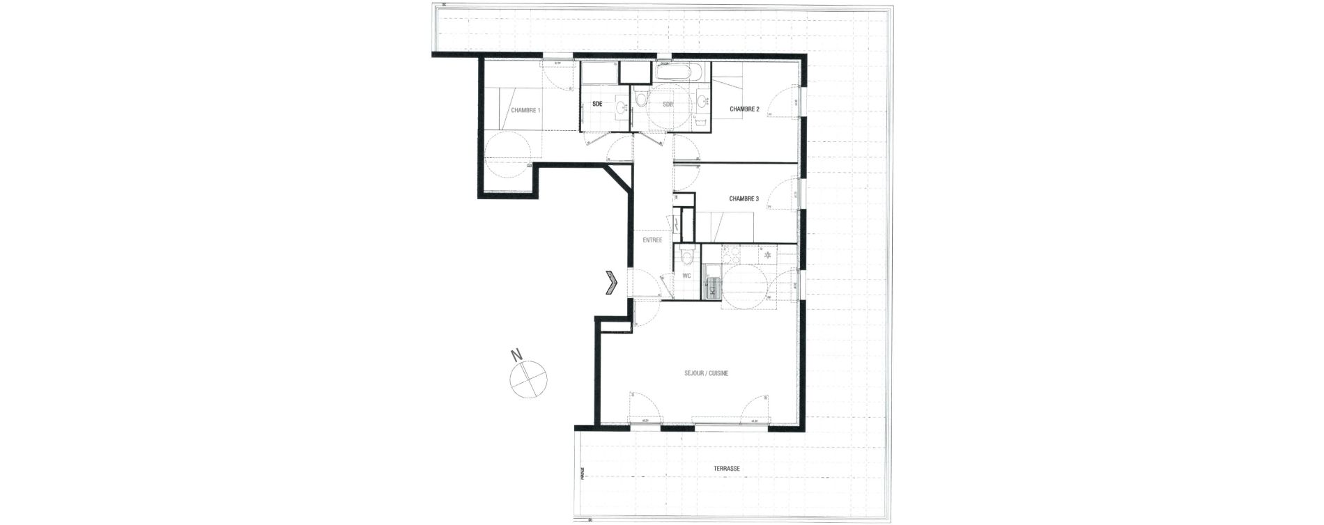 Appartement T4 de 80,85 m2 &agrave; Sucy-En-Brie Centre
