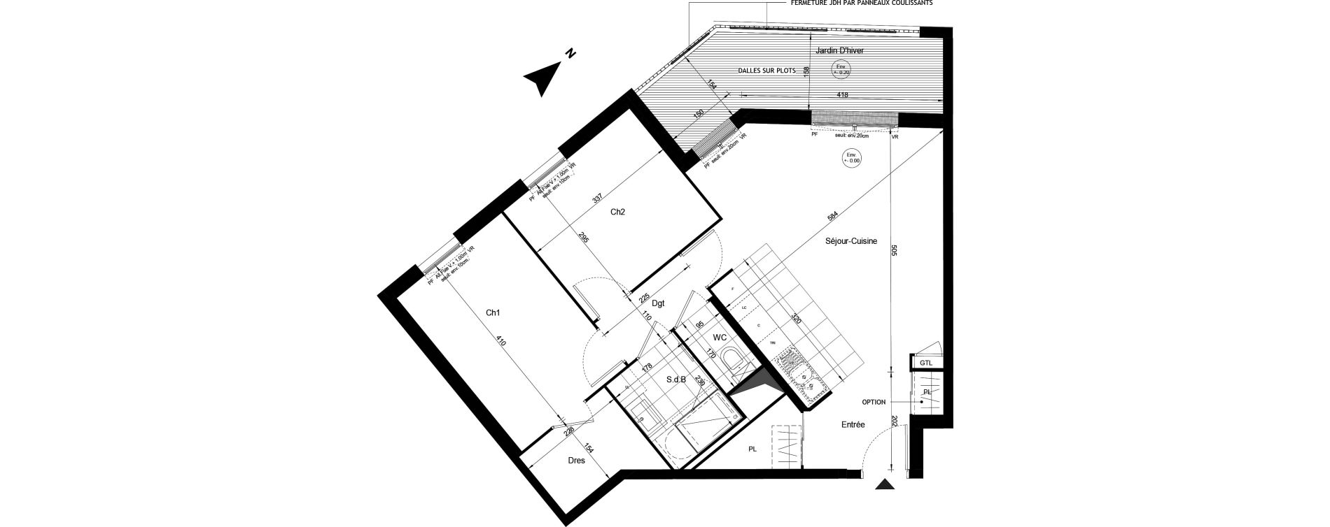Appartement T3 de 64,05 m2 &agrave; Sucy-En-Brie Le centre
