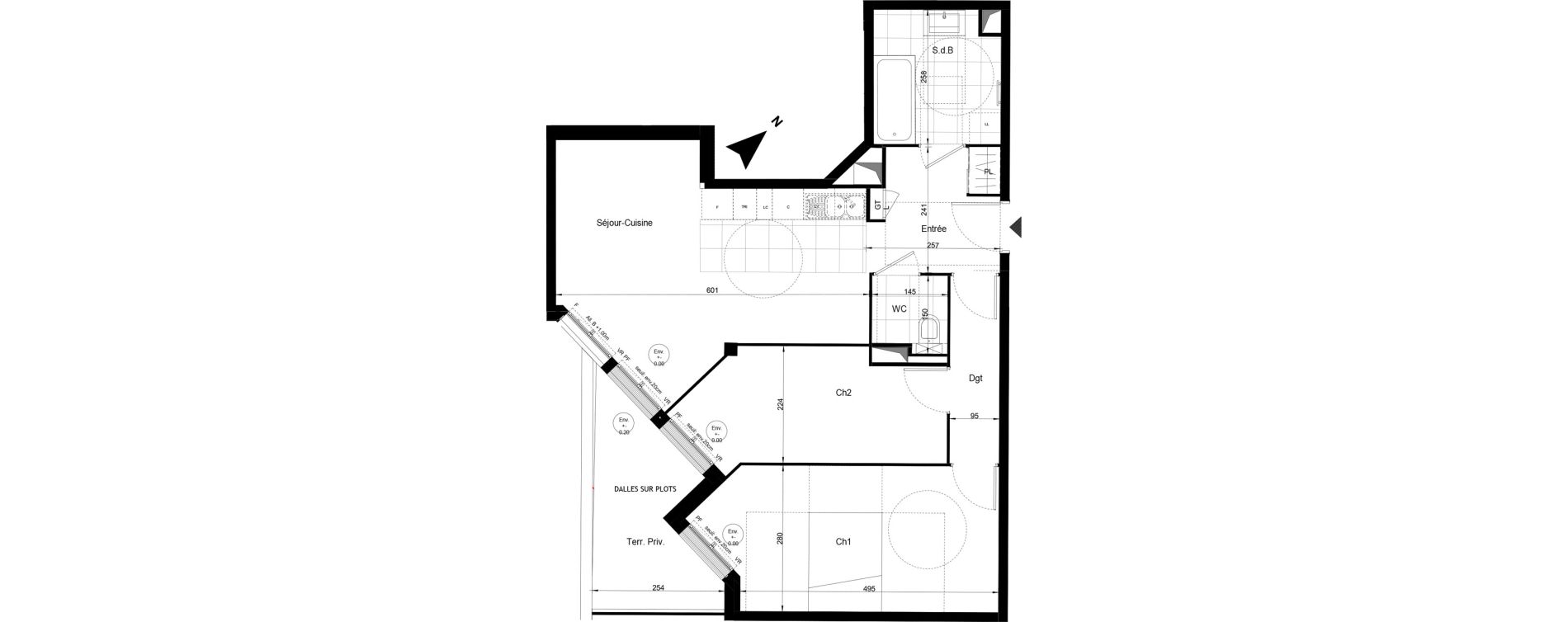 Appartement T3 de 63,90 m2 &agrave; Sucy-En-Brie Le centre