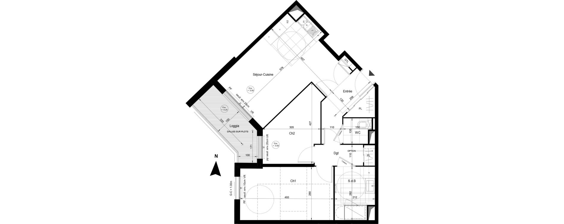 Appartement T3 de 62,00 m2 &agrave; Sucy-En-Brie Le centre
