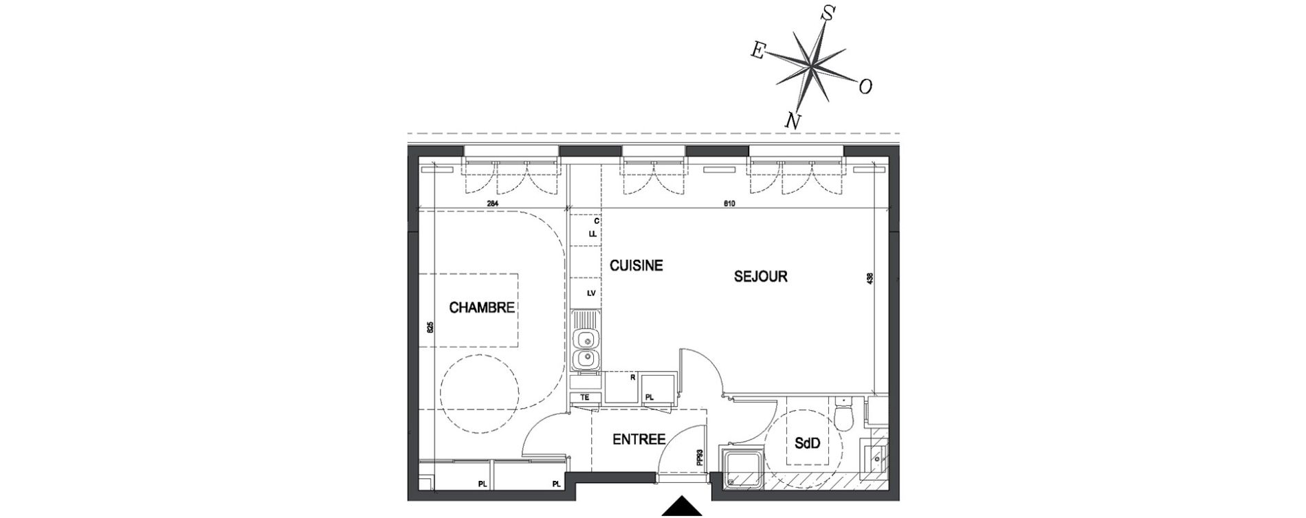 Appartement T2 de 53,30 m2 &agrave; Thiais Centre
