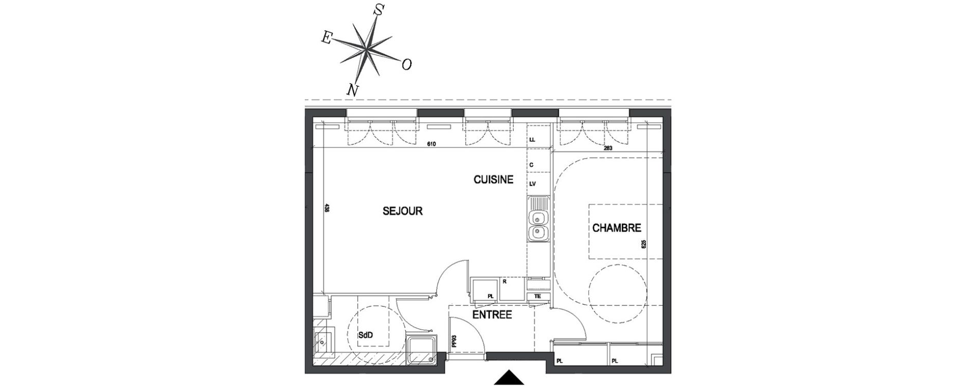 Appartement T2 de 53,30 m2 &agrave; Thiais Centre
