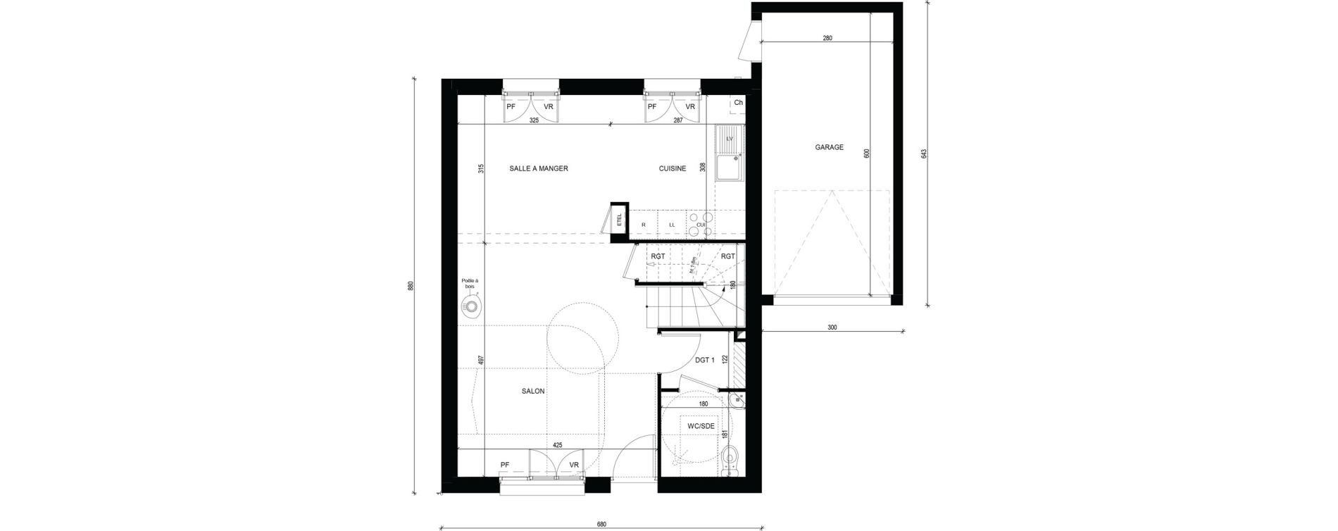 Maison T4 de 89,70 m2 &agrave; Thiais Les baudemons