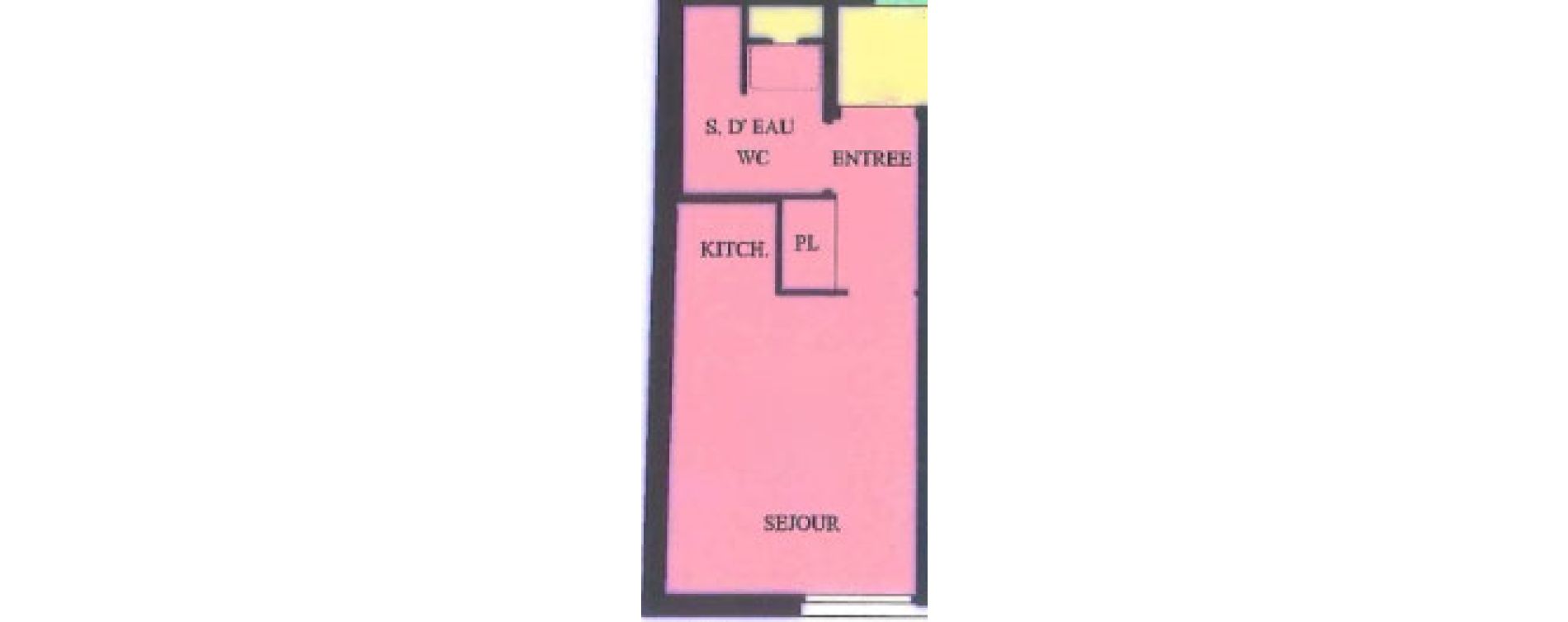 Appartement T1 de 18,37 m2 &agrave; Villejuif Centre