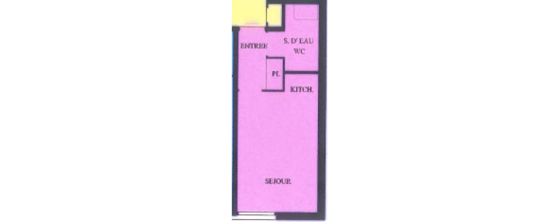 Appartement T1 de 18,70 m2 &agrave; Villejuif Centre