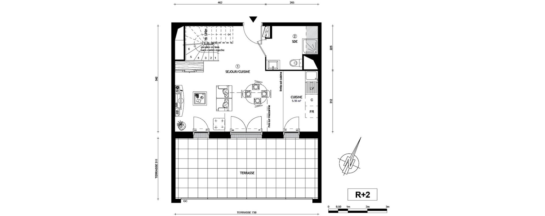 Appartement T3 de 69,80 m2 &agrave; Villeneuve-Le-Roi Centre