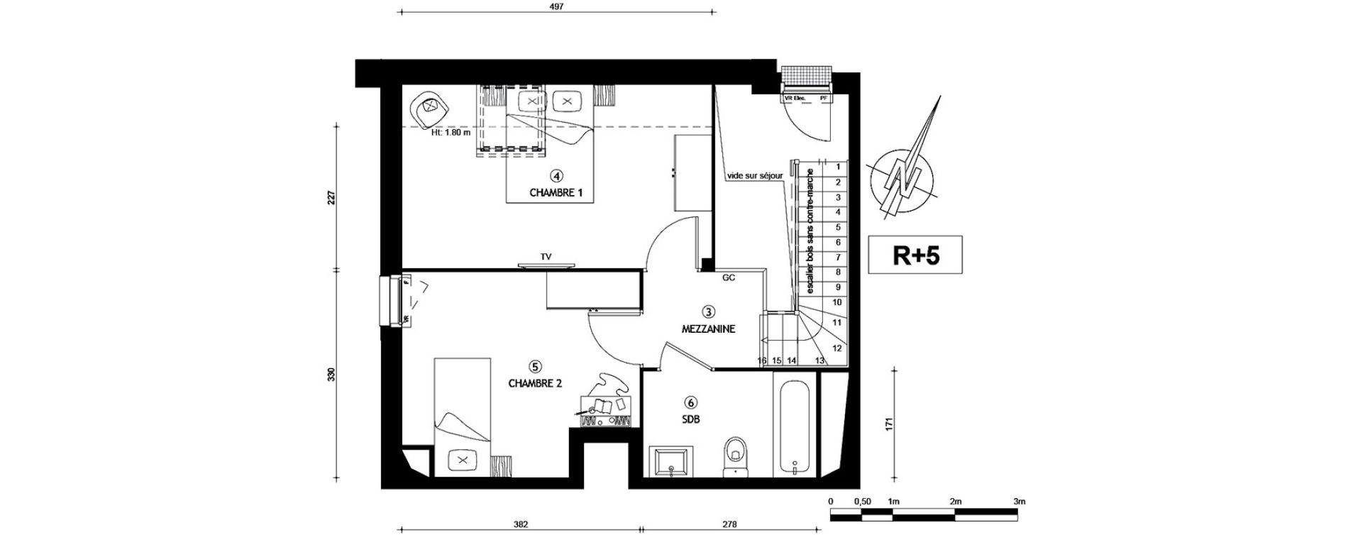 Appartement T3 de 68,00 m2 &agrave; Villeneuve-Le-Roi Centre