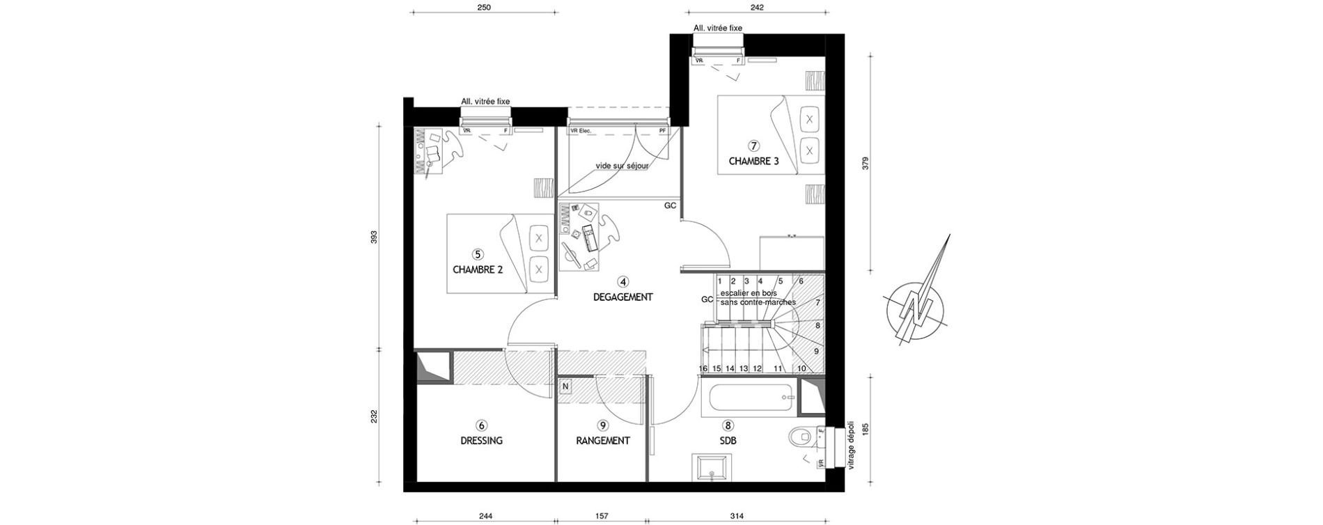Appartement T4 de 81,90 m2 &agrave; Villeneuve-Le-Roi Centre