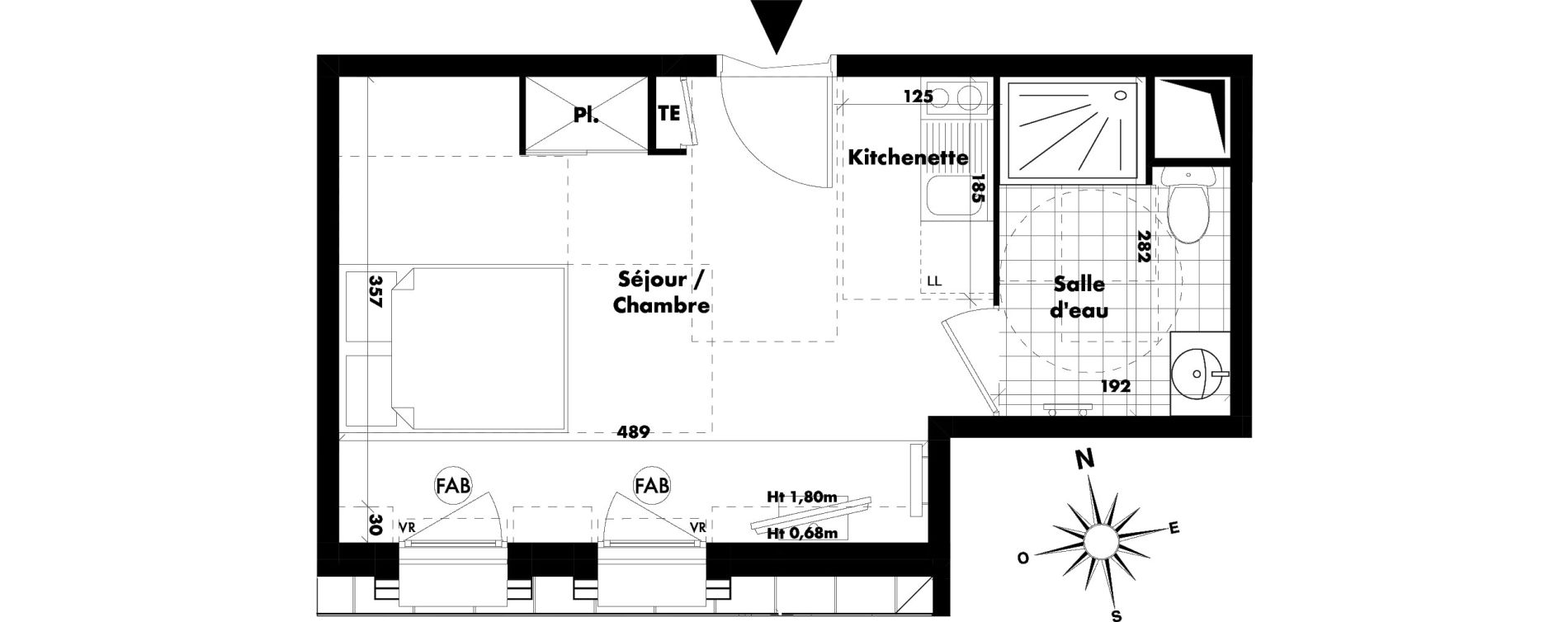 Appartement T1 de 24,27 m2 &agrave; Villeneuve-Saint-Georges Villeneuve st georges