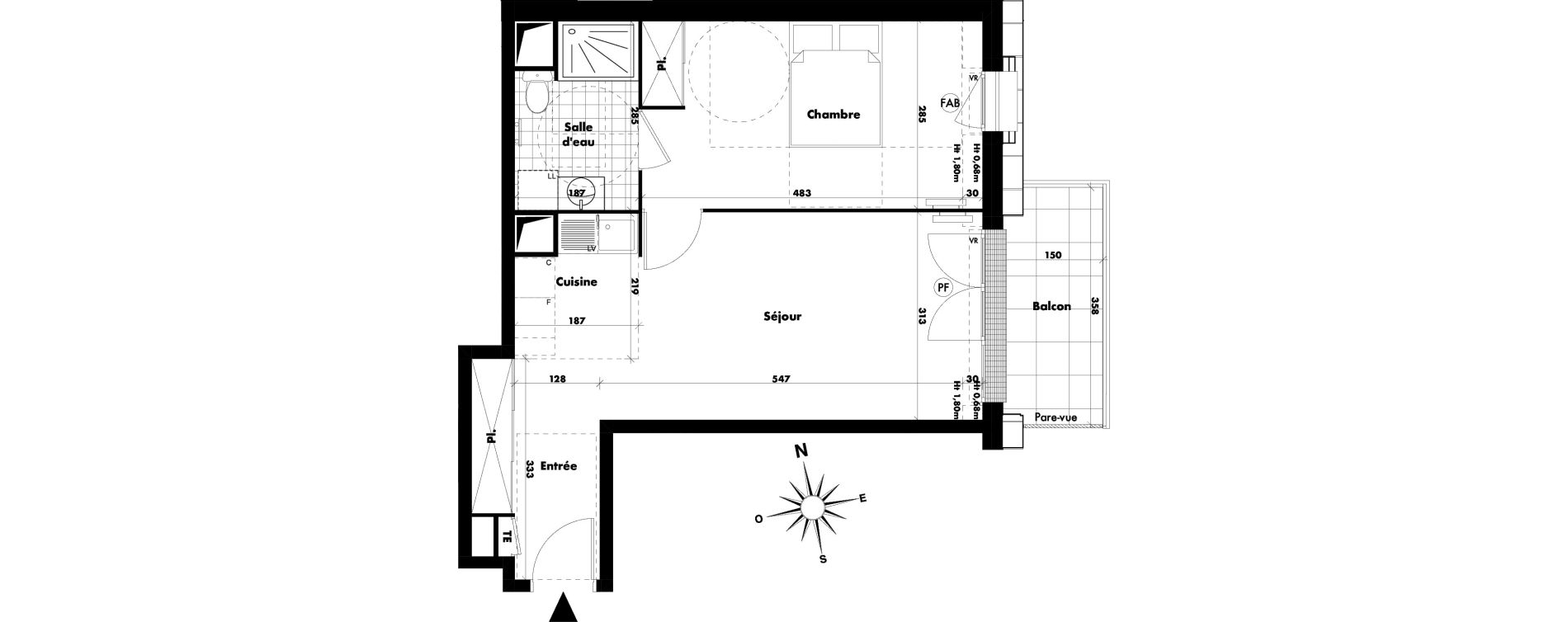 Appartement T2 de 45,45 m2 &agrave; Villeneuve-Saint-Georges Villeneuve st georges