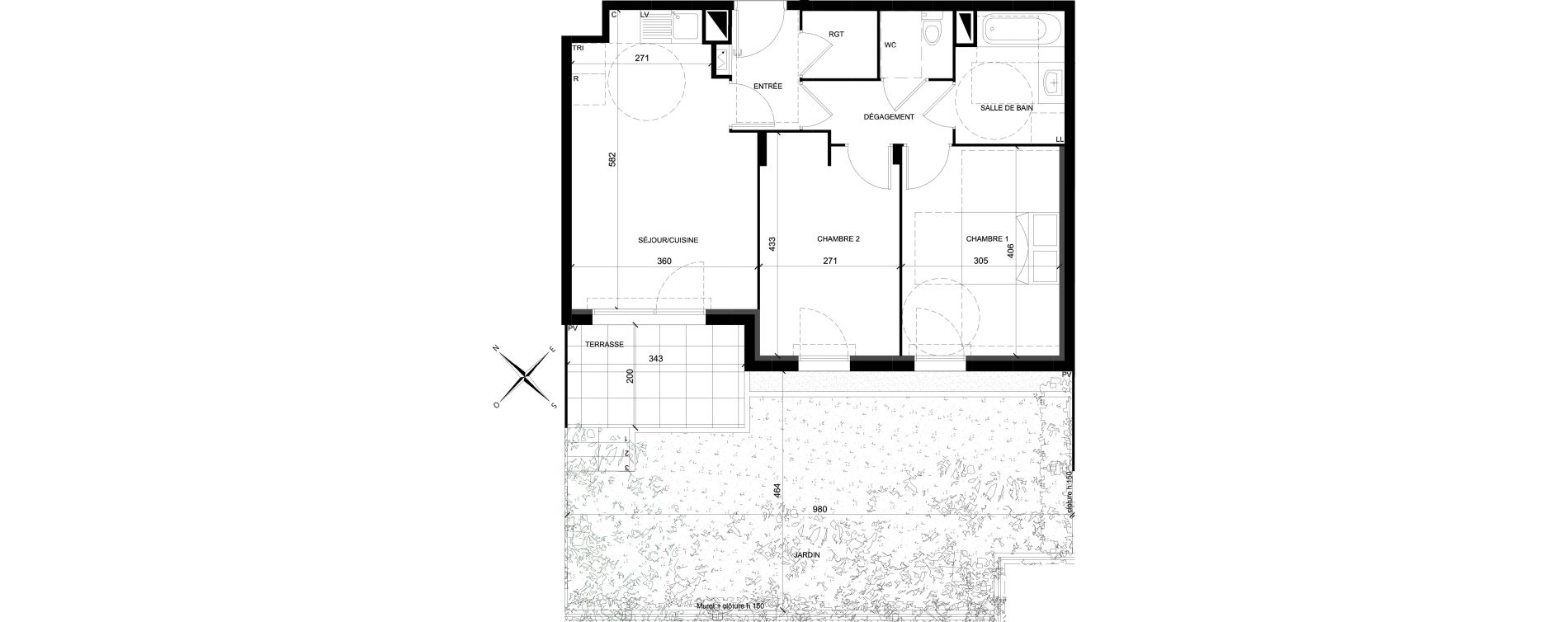 Appartement T3 de 57,67 m2 &agrave; Villiers-Sur-Marne Les ponceaux