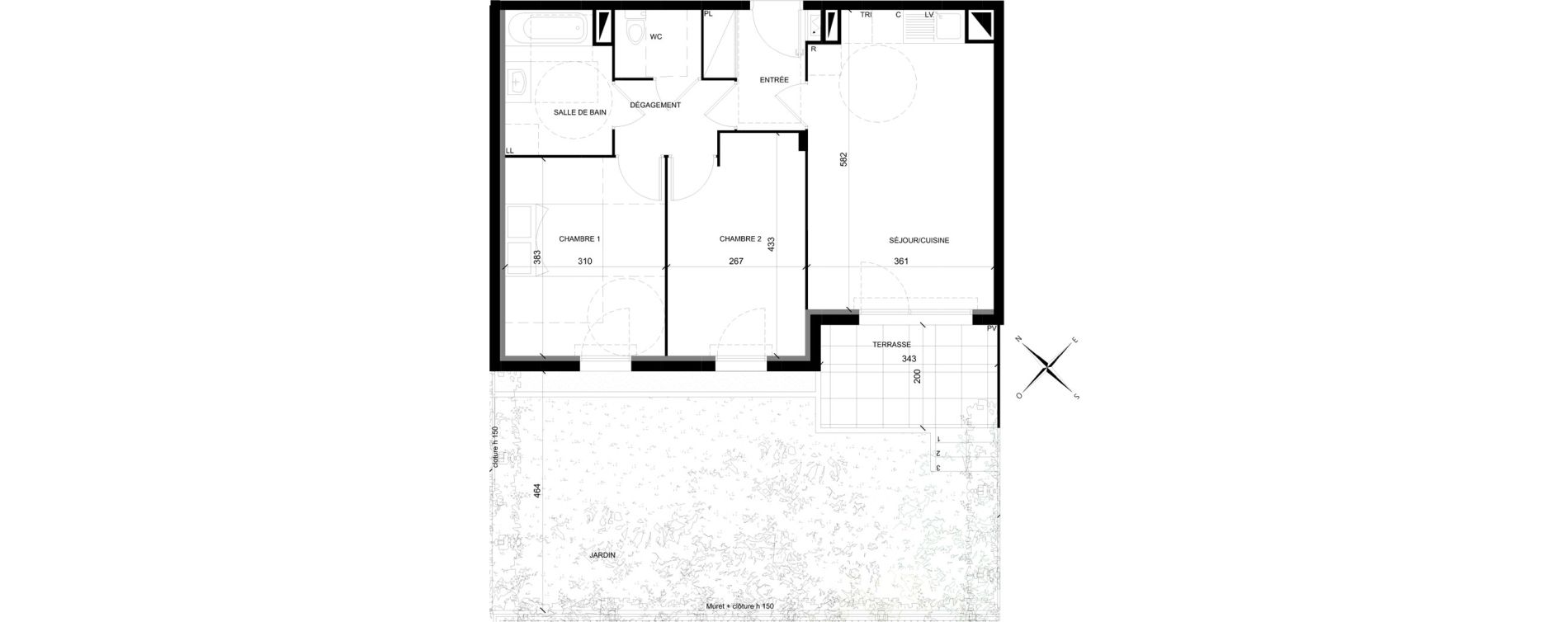 Appartement T3 de 58,16 m2 &agrave; Villiers-Sur-Marne Les ponceaux