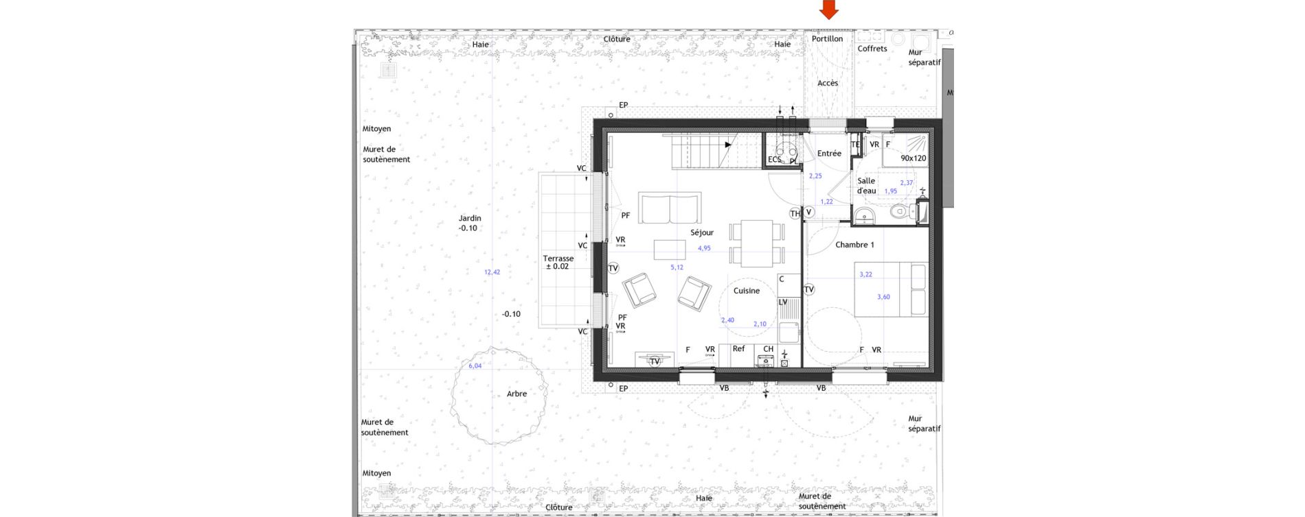 Maison T5 de 91,35 m2 &agrave; Vitry-Sur-Seine Gare - jean-jaur&egrave;s