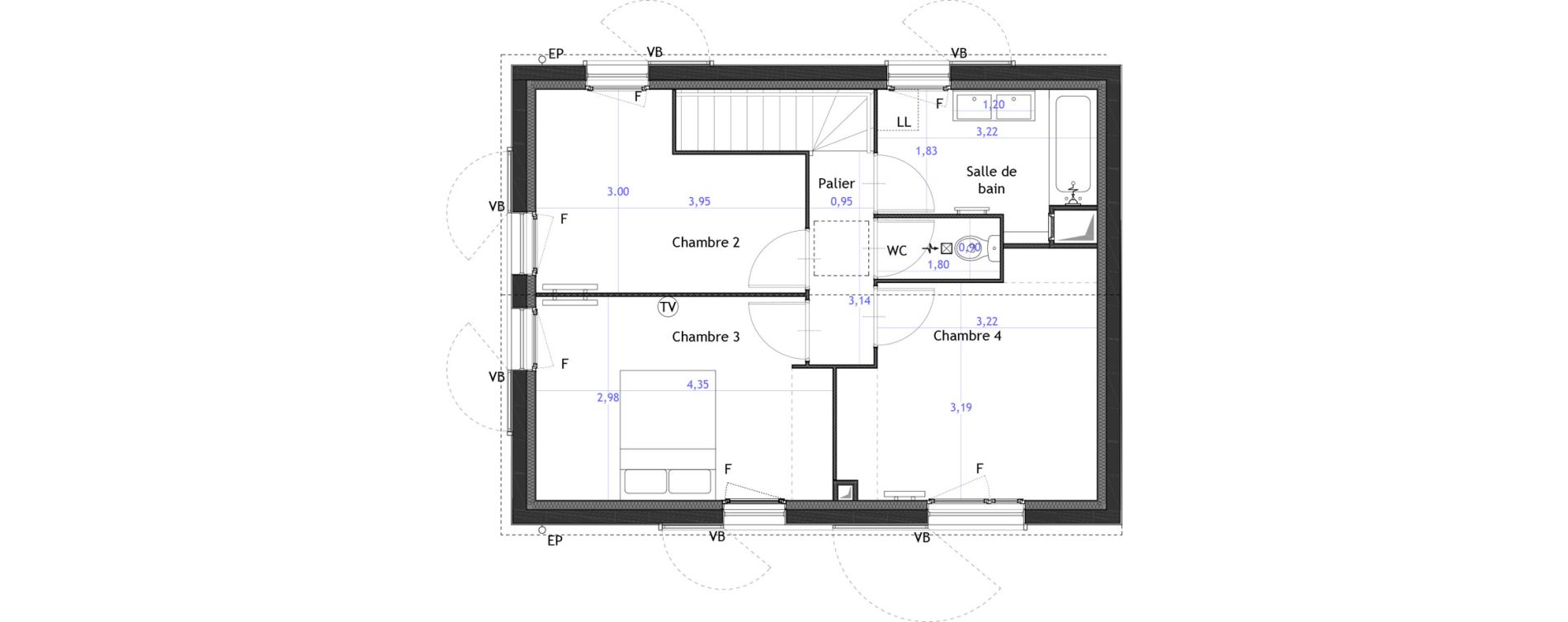 Maison T5 de 91,35 m2 &agrave; Vitry-Sur-Seine Gare - jean-jaur&egrave;s