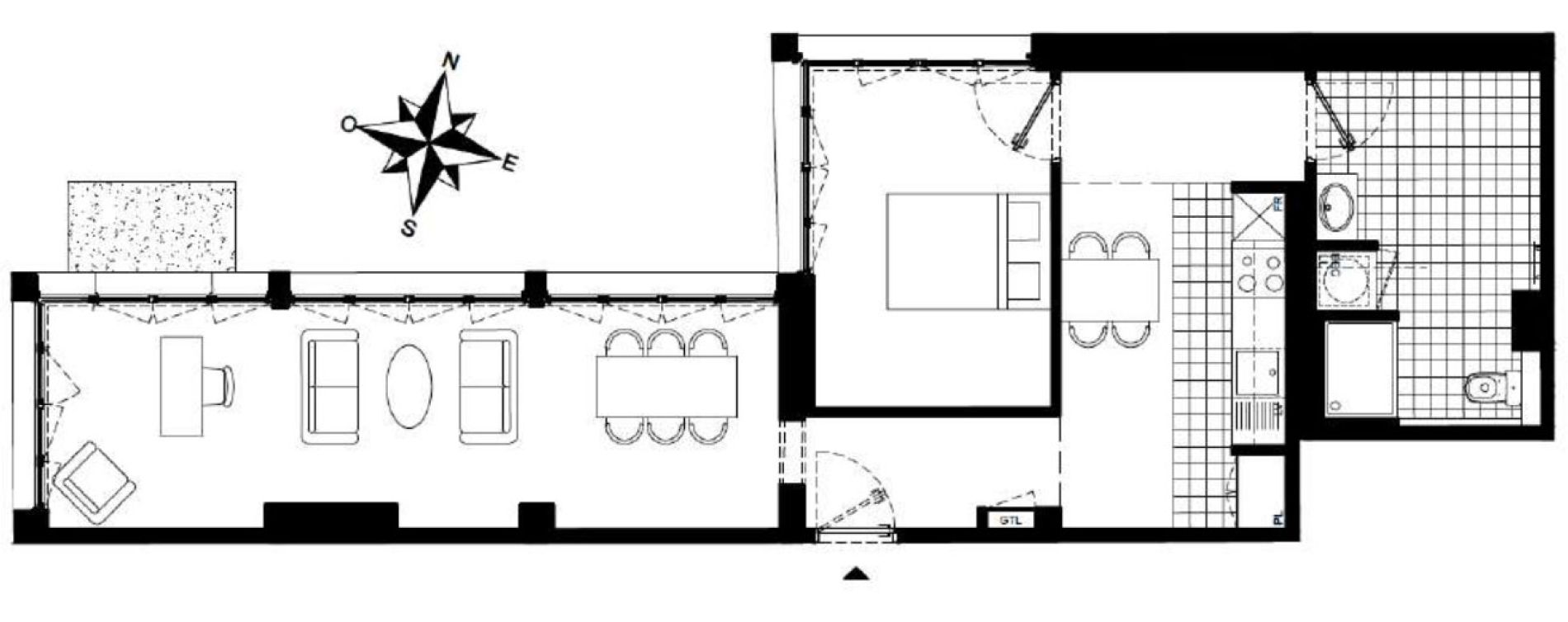 Appartement T2 de 65,70 m2 &agrave; Aincourt Centre