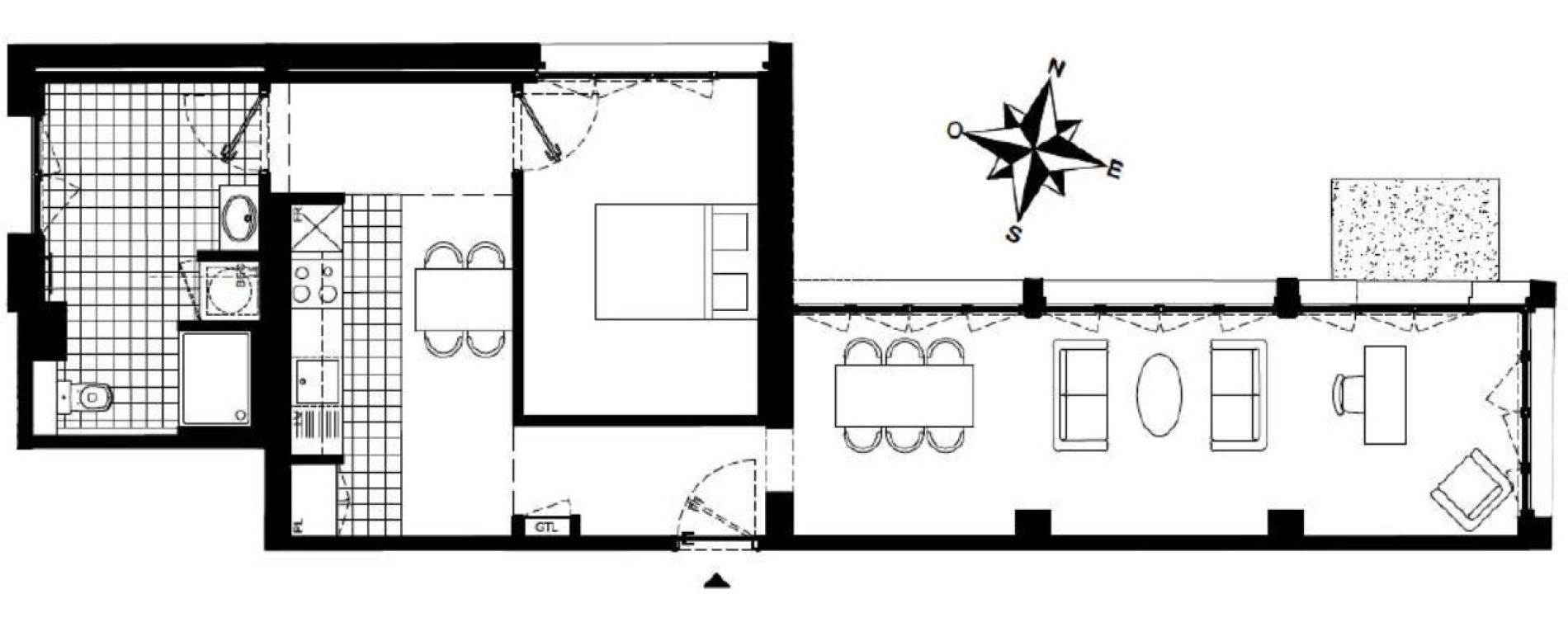 Appartement T2 de 65,80 m2 &agrave; Aincourt Centre