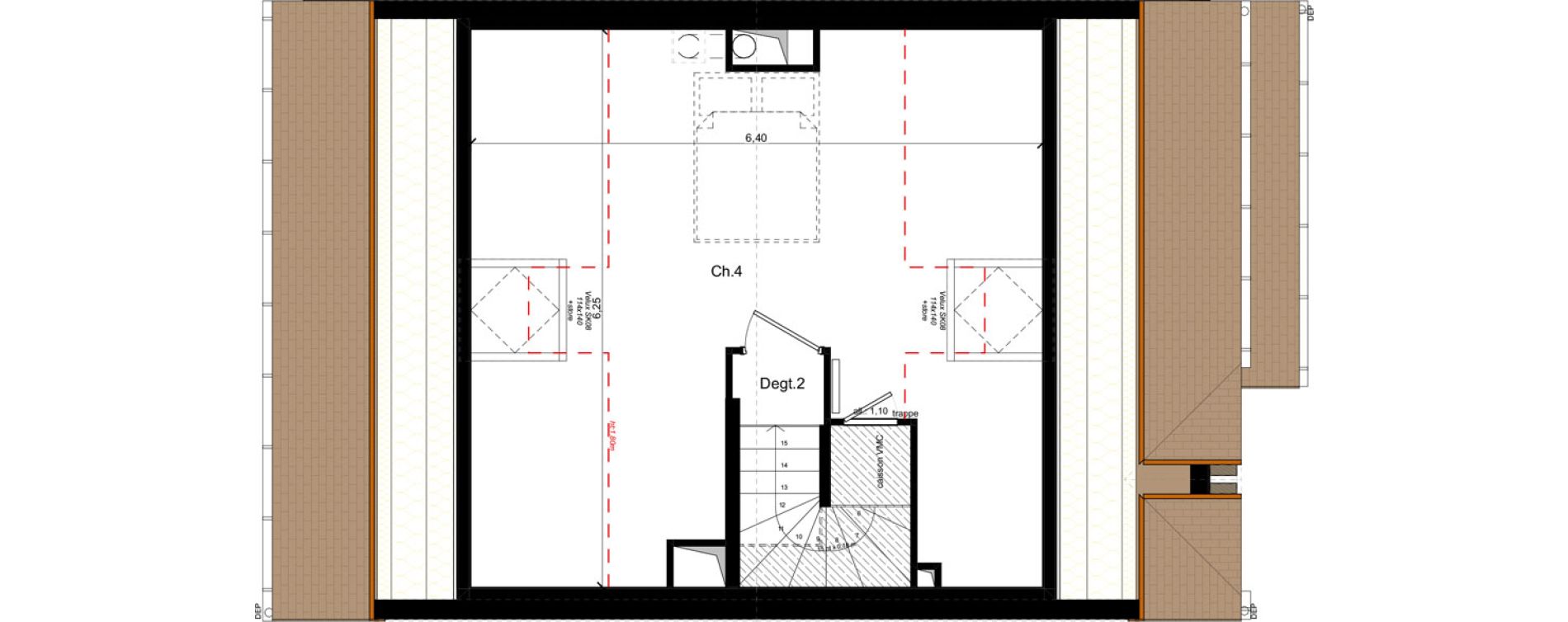 Maison T5 de 113,00 m2 &agrave; Andilly La berch&egrave;re