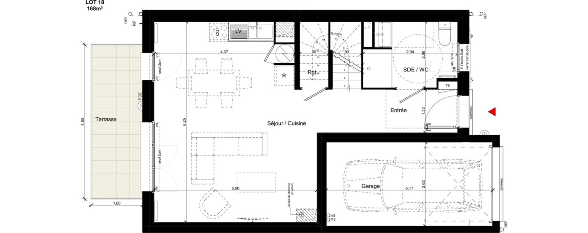 Maison T5 de 113,00 m2 &agrave; Andilly La berch&egrave;re