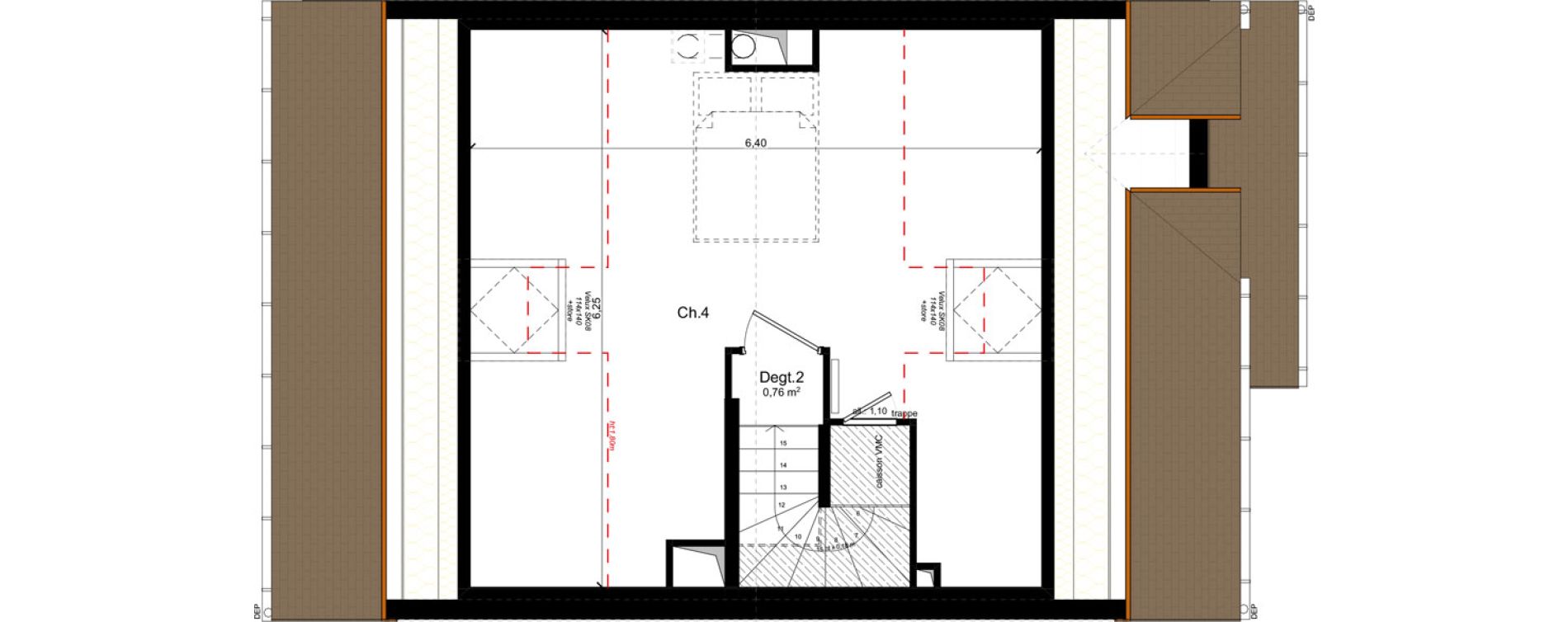 Maison T5 de 113,00 m2 &agrave; Andilly La berch&egrave;re