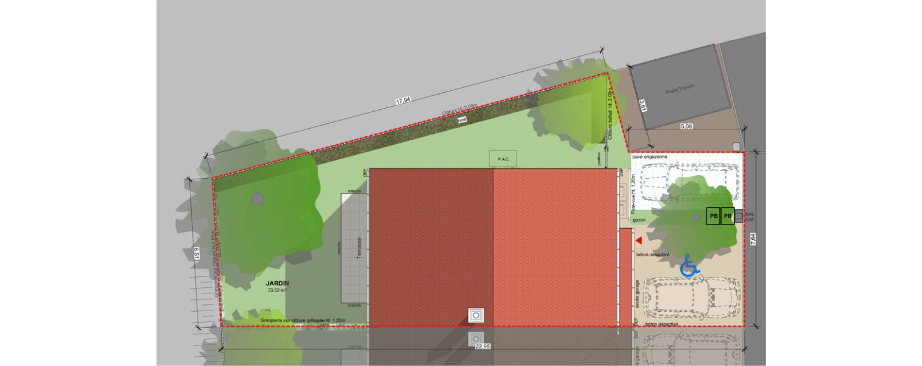 Maison T5 de 95,34 m2 &agrave; Andilly La berch&egrave;re