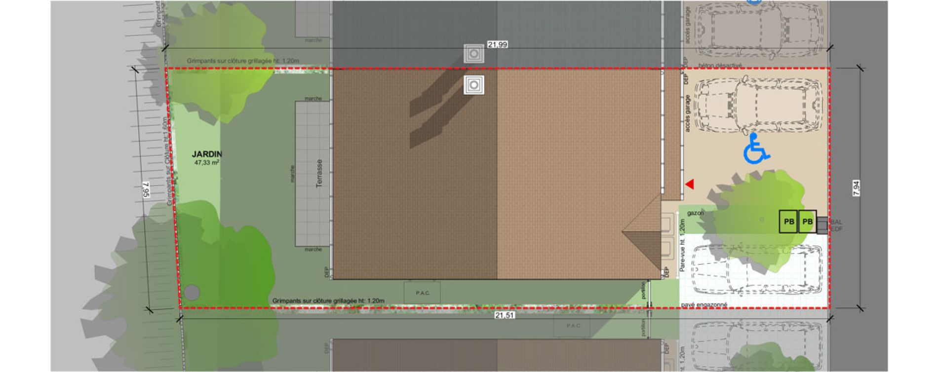 Maison T5 de 95,34 m2 &agrave; Andilly La berch&egrave;re