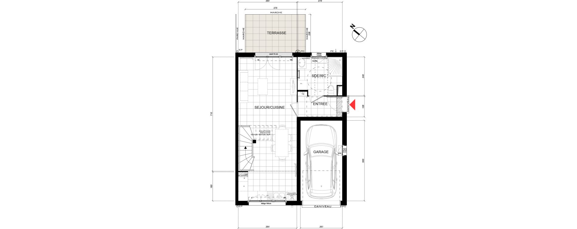 Maison T5 de 90,93 m2 &agrave; Andilly Centre