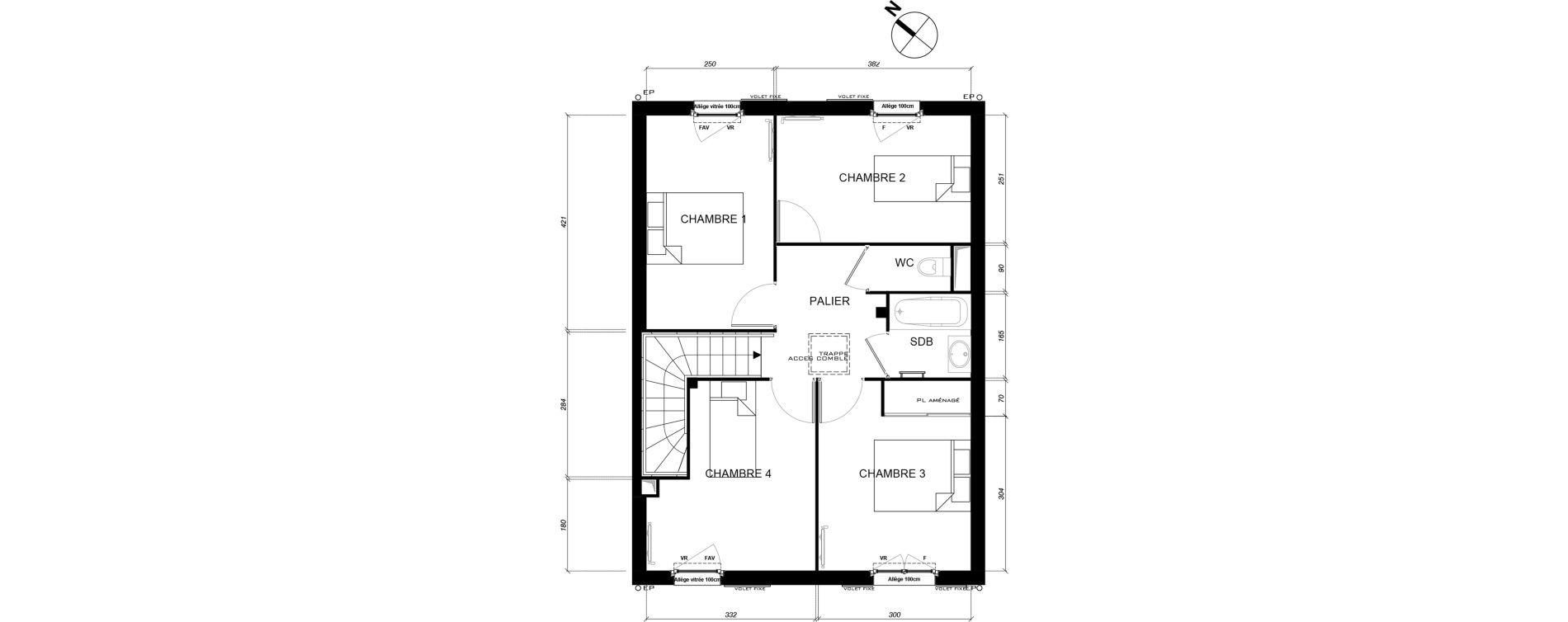 Maison T5 de 90,93 m2 &agrave; Andilly Centre