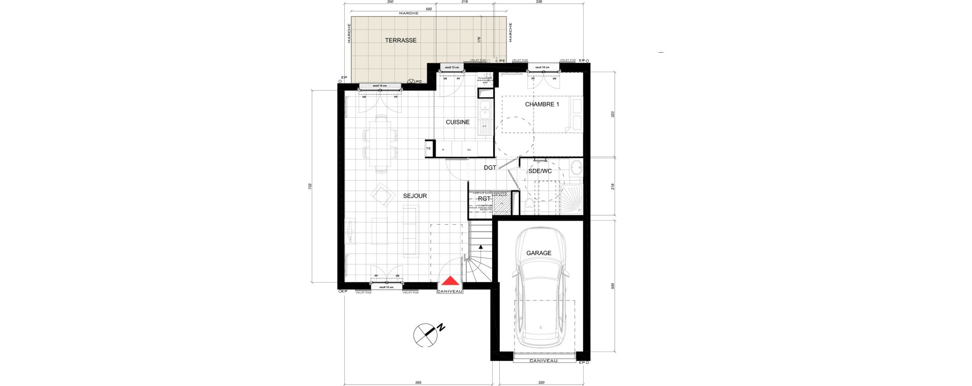 Maison T4 de 94,49 m2 &agrave; Andilly Centre