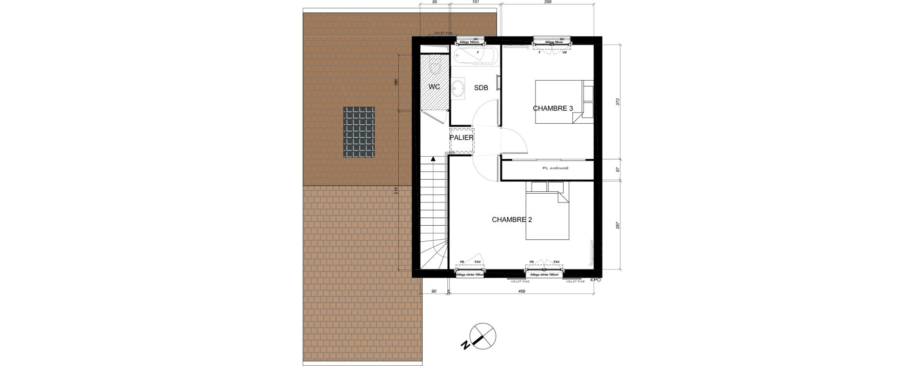 Maison T4 de 94,49 m2 &agrave; Andilly Centre