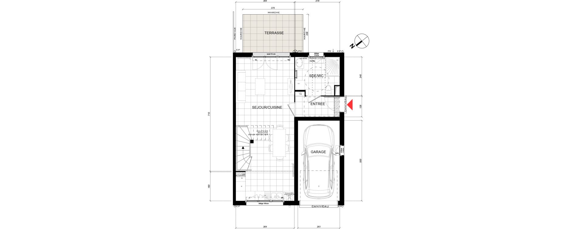 Maison T5 de 91,49 m2 &agrave; Andilly Centre