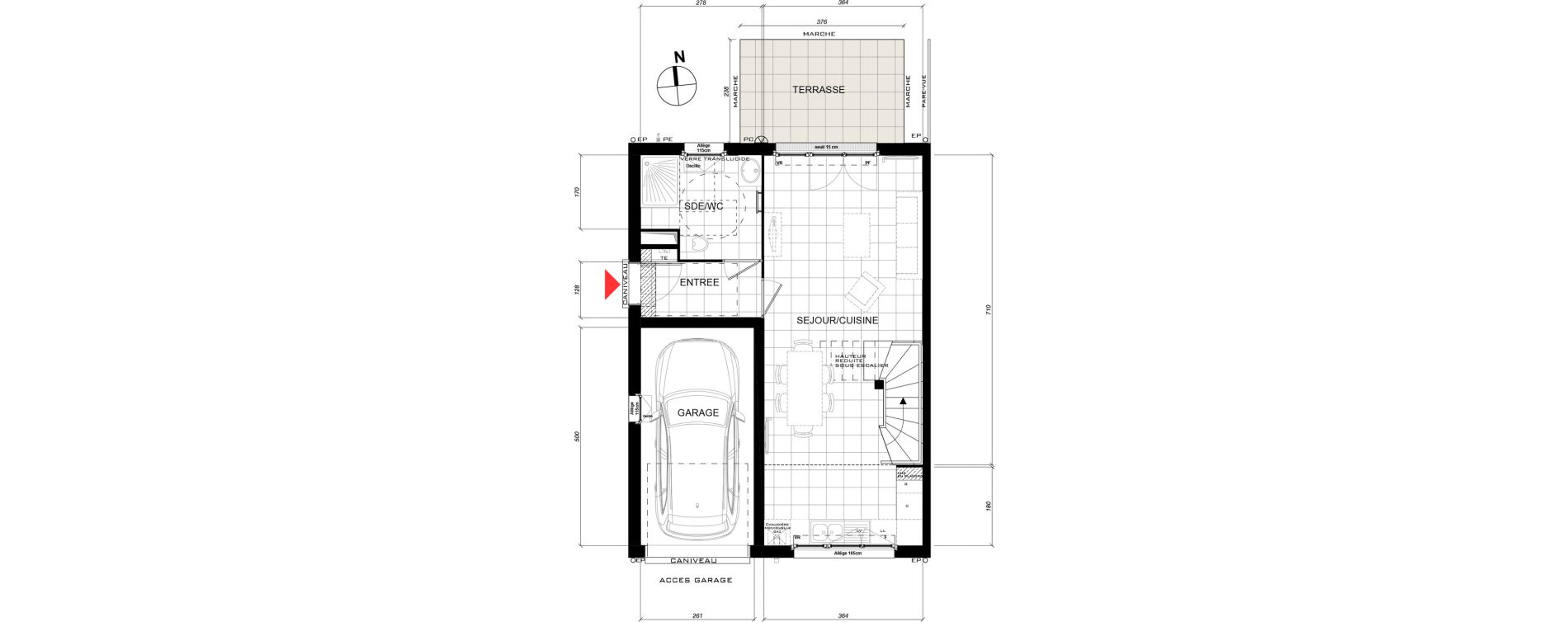 Maison T5 de 91,31 m2 &agrave; Andilly Centre